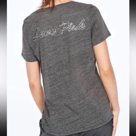 NWT VS PINK MEDIUM BLING SCRIPT LOGO SET